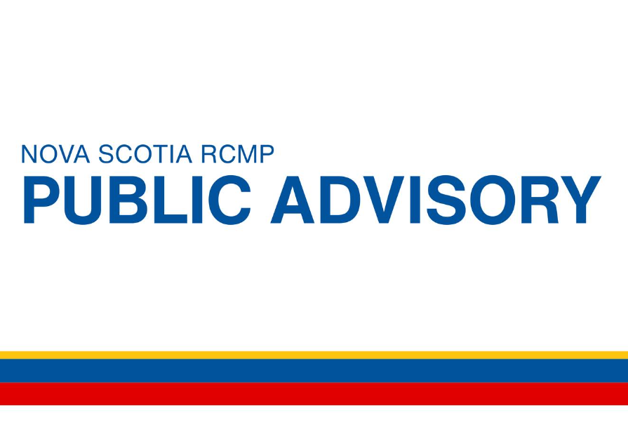 Nova Scotia RCMP Public Advisory graphic