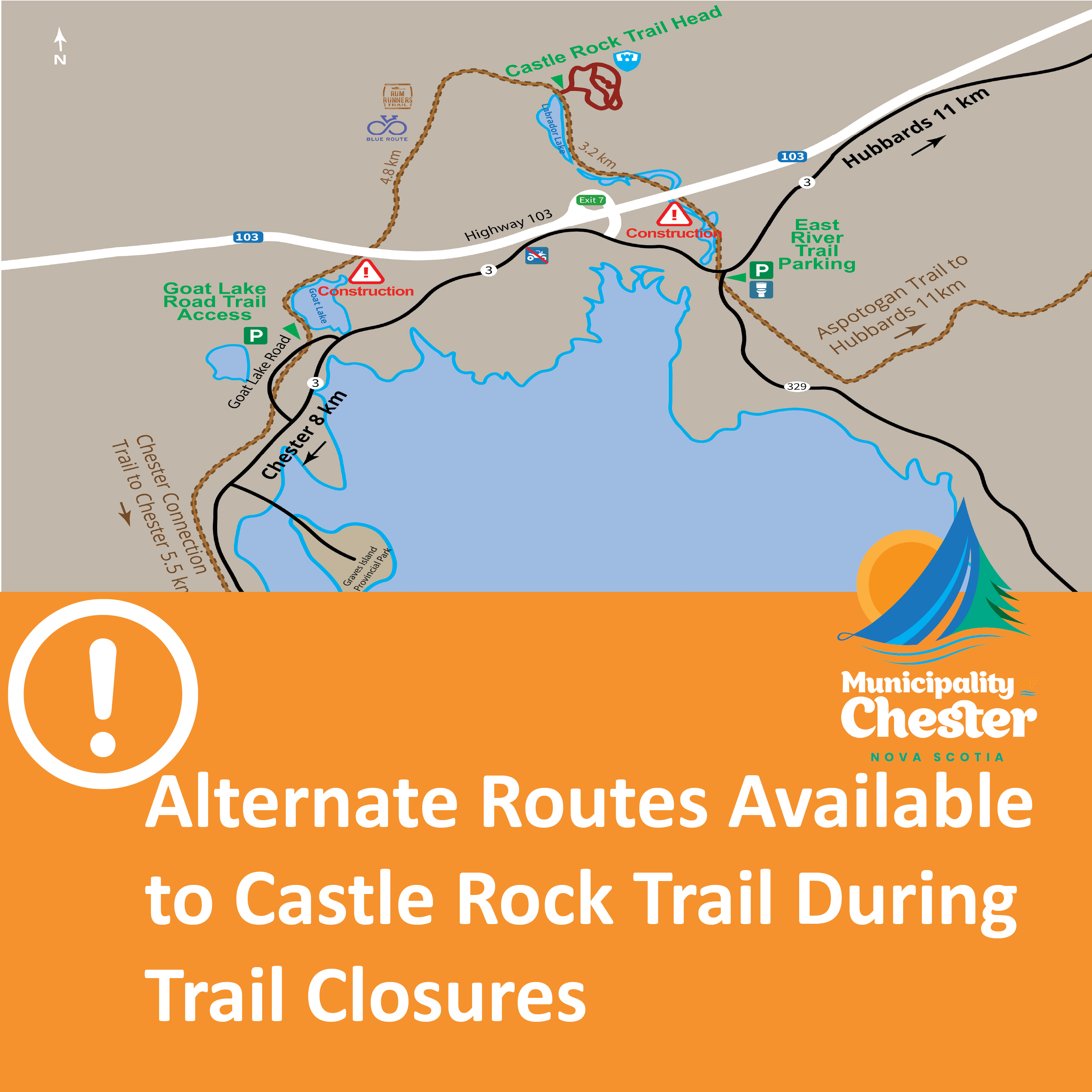 Picture of a trail and text on poster is in body of post.