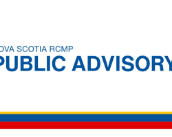 Nova Scotia RCMP Public Advisory graphic