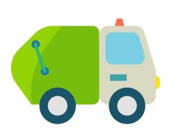 garbage truck icon